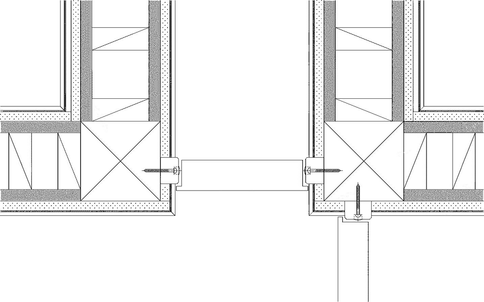 OHドア（オーバーハングドア）開口部の図面